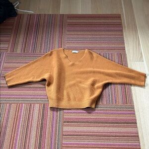 The Reset Dolman Sleeve Sweater – Gold Camel – Size XS